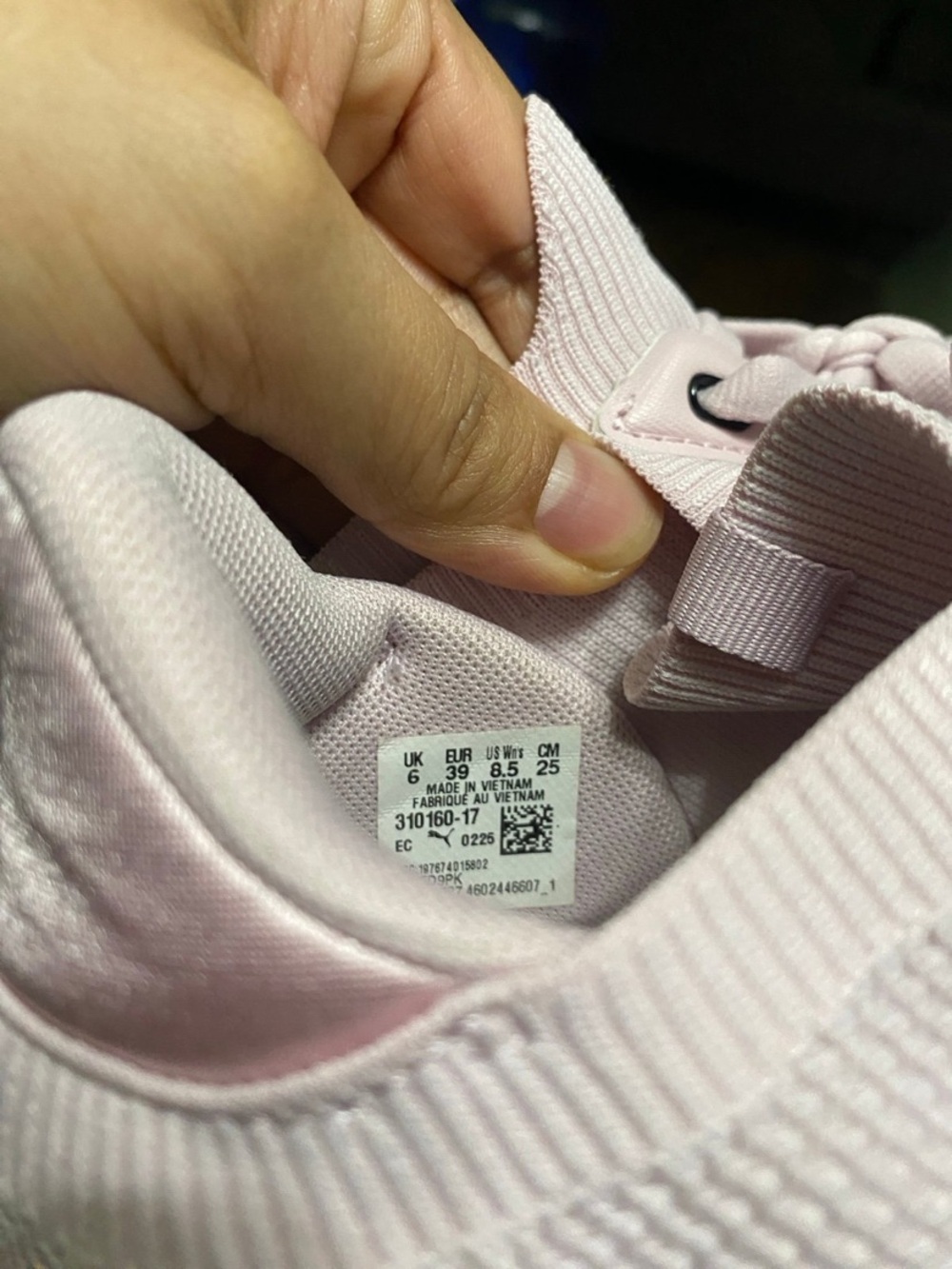 Puma Women's Light Pink Mesh Lace-Up Sneakers - Picture 8 of 16